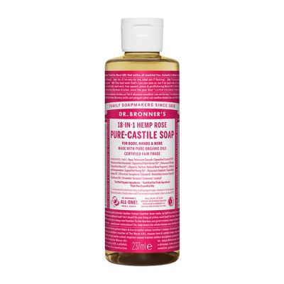 PURE-CASTILE LIQUID SOAP ROSE 237ML