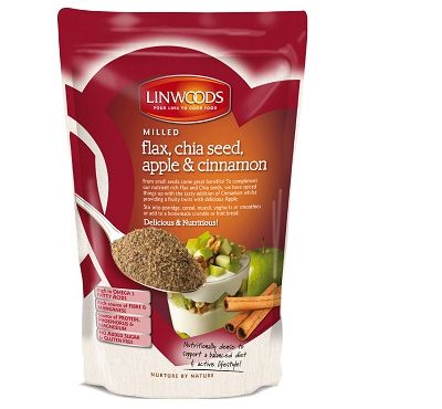 Milled Flax Chia Seed Apple & Cinnamon Linwood