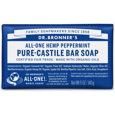 PURE-CASTILE BAR SOAP PEPPERMINT
