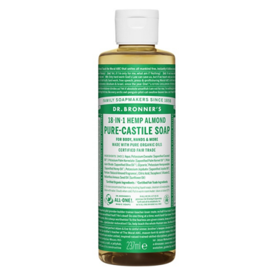 PURE-CASTILE LIQUID SOAP ALMOND 240ML