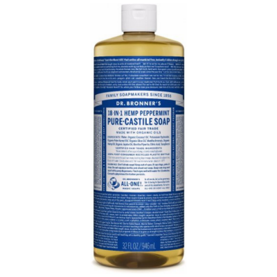 PURE-CASTILE LIQUID SOAP PEPPERMINT 946ML