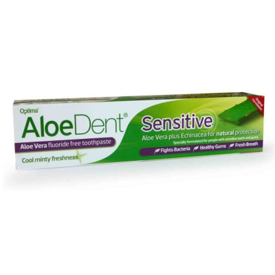 Sensitive Toothpaste Fluoride Free Aloe Dent