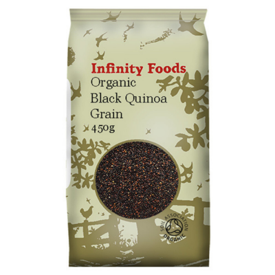 Organic Black Quinoa Grains Infinity Foods