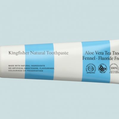 Kingfisher Natural Toothpaste - Fluoride-free Aloe Vera Tea Tree and Fennel Toothpaste