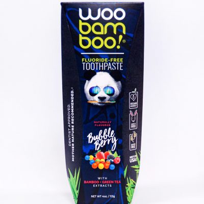 WooBamBoo! - Fluoride-Free Natural Bubble Berry Toothpaste