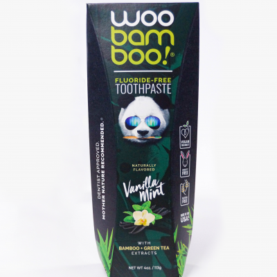 WooBamBoo! - Fluoride-Free Vanilla Mint Natural Toothpaste