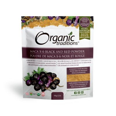 Organic Traditions - Maca X-6 Black & Red-Purple Concentrate (150g)