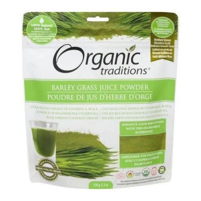 Organic Traditions - Organic Barley Grass Juice Powder (150g)