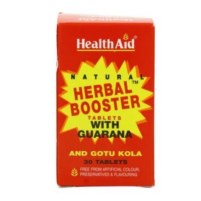 HealthAid - Natural Herbal Booster with Guarana and Gotu Kola (30 tablets)