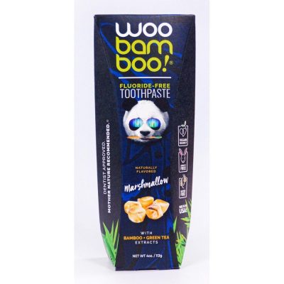 WooBamBoo! - Fluoride-Free Marshmallow Natural Toothpaste