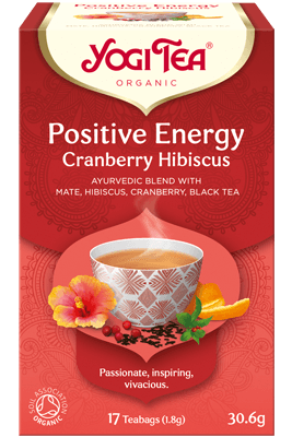 Yogi Tea - Positive Energy Cranberry Hibiscus Herbal Tea