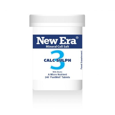 New Era - No.3 Calc Sulph Salt Tablets