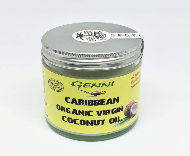 genni caribbean organic virgin coconut oil 250ml