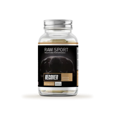 raw sports immune & recover capsules