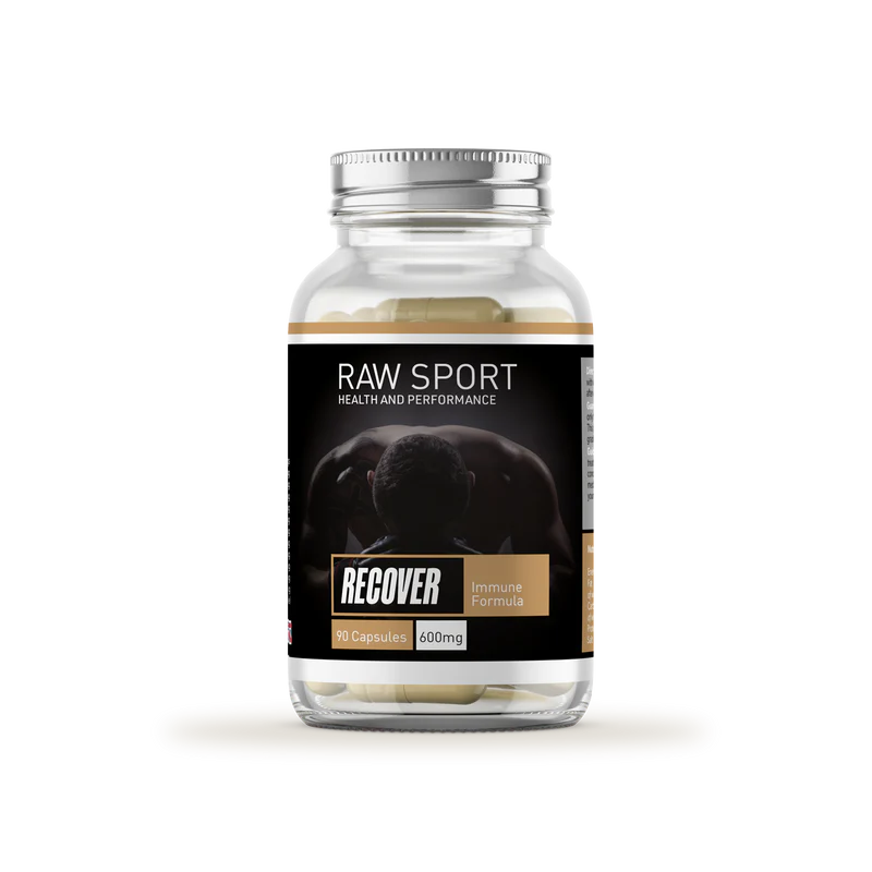 raw sports immune & recover capsules