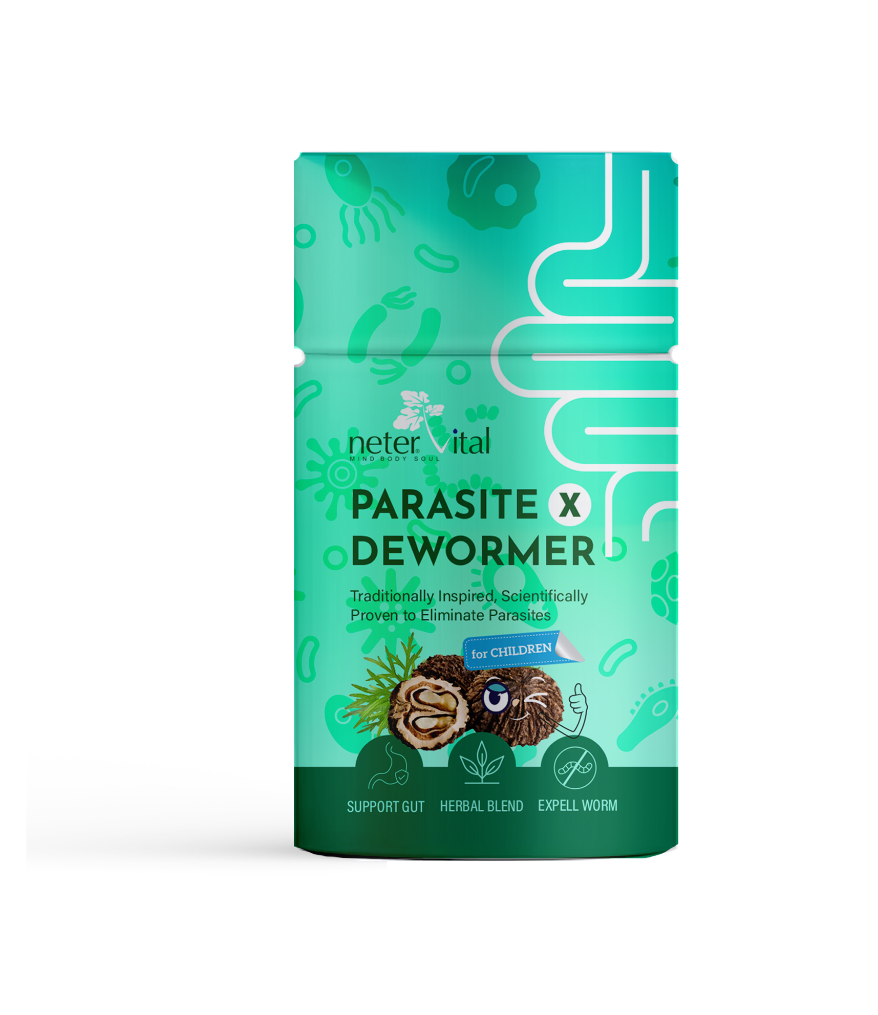 parasite x dewormer children