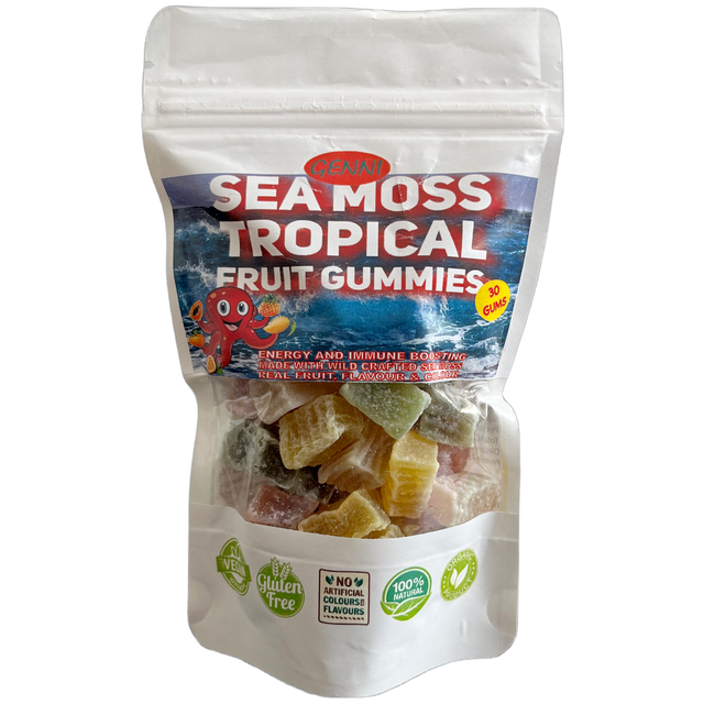 genni seamoss tropical fruit 30 gummies